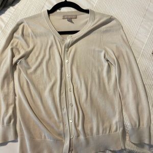 Banana republic small cream cardigan